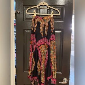Free people hankerchief maxi skirt size XS